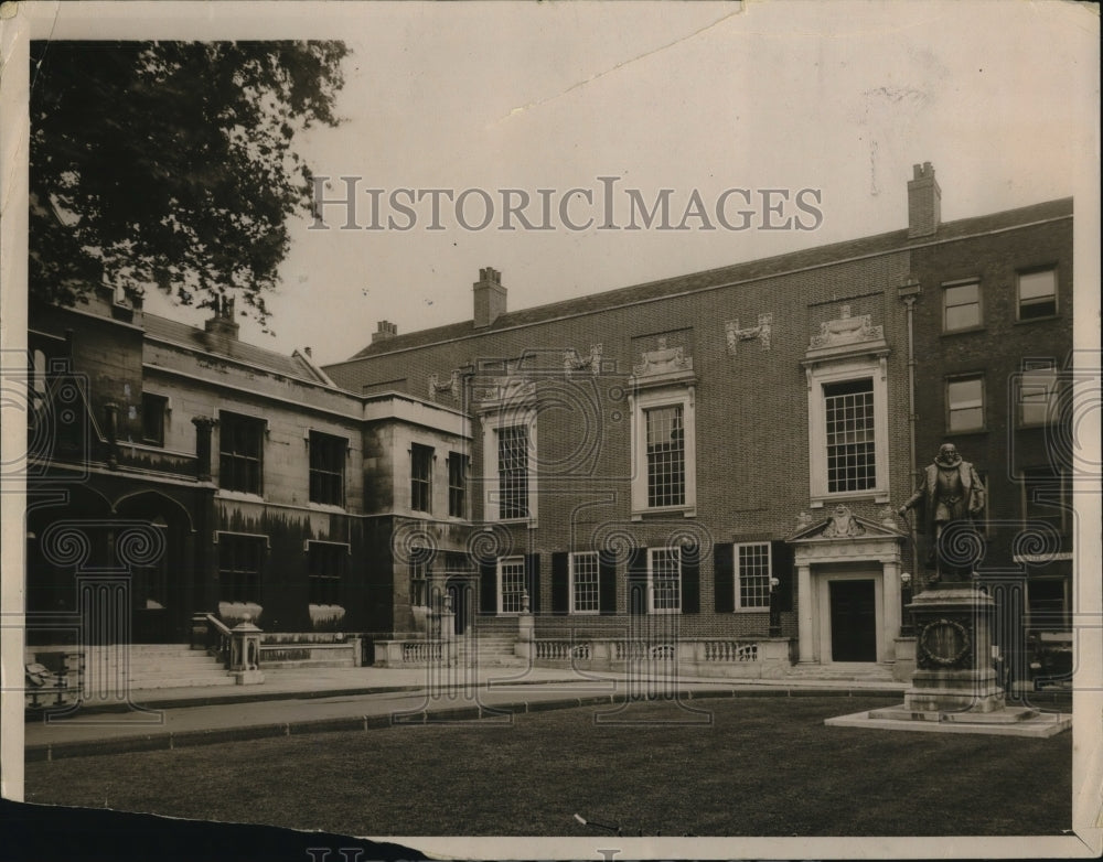 1929 Press Photo New library at Gray&#39;s Inn design by Sir Edwin Cooper - Historic Images