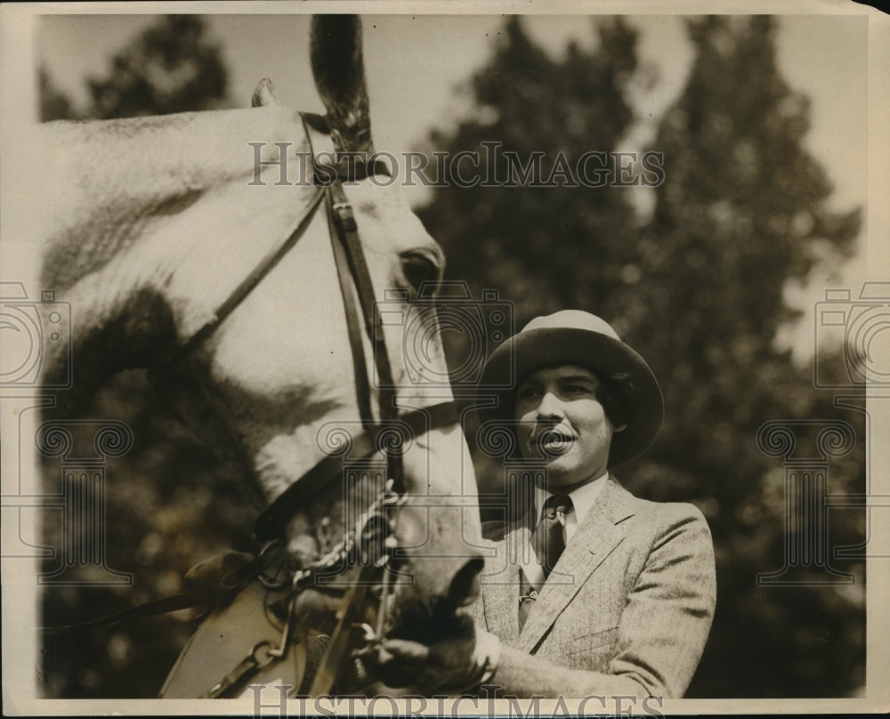 1926 Press Photo Ft Hamilton NY Horse show Janet French MacKay - Historic Images