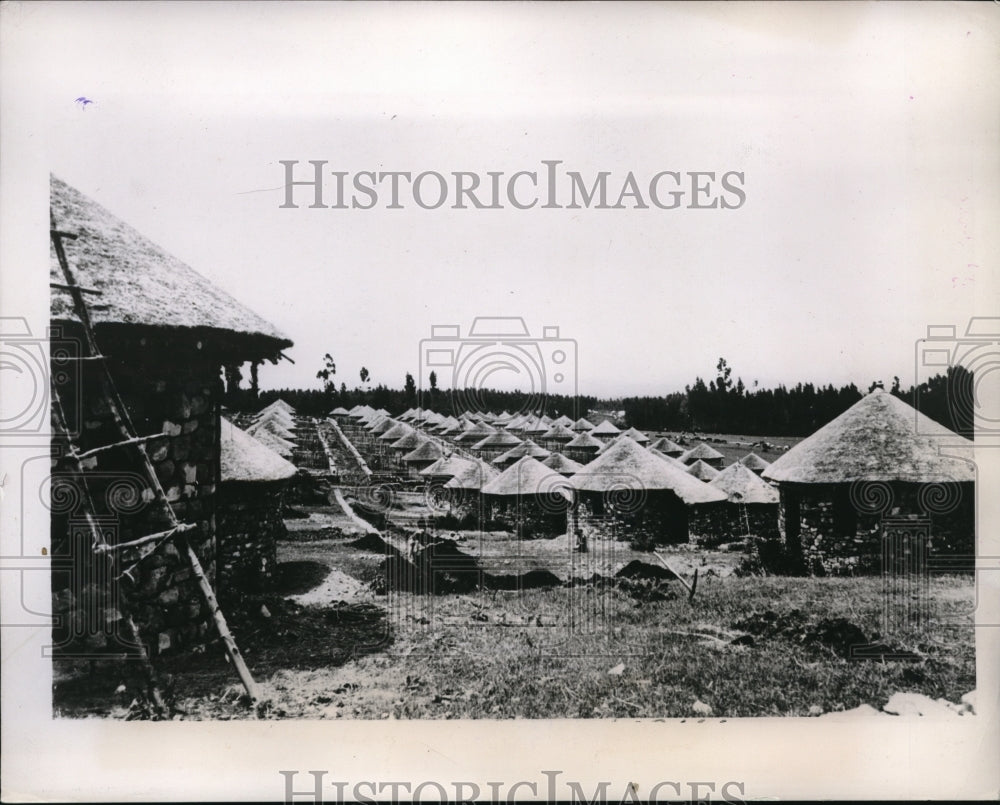 1937 Press Photo Munitions storage unit in Addis Ababa, Ethipoia, where Italy - Historic Images