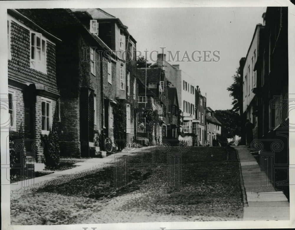 1934 Press Photo One of the most beautiful streets in all of England. Watchbell - Historic Images