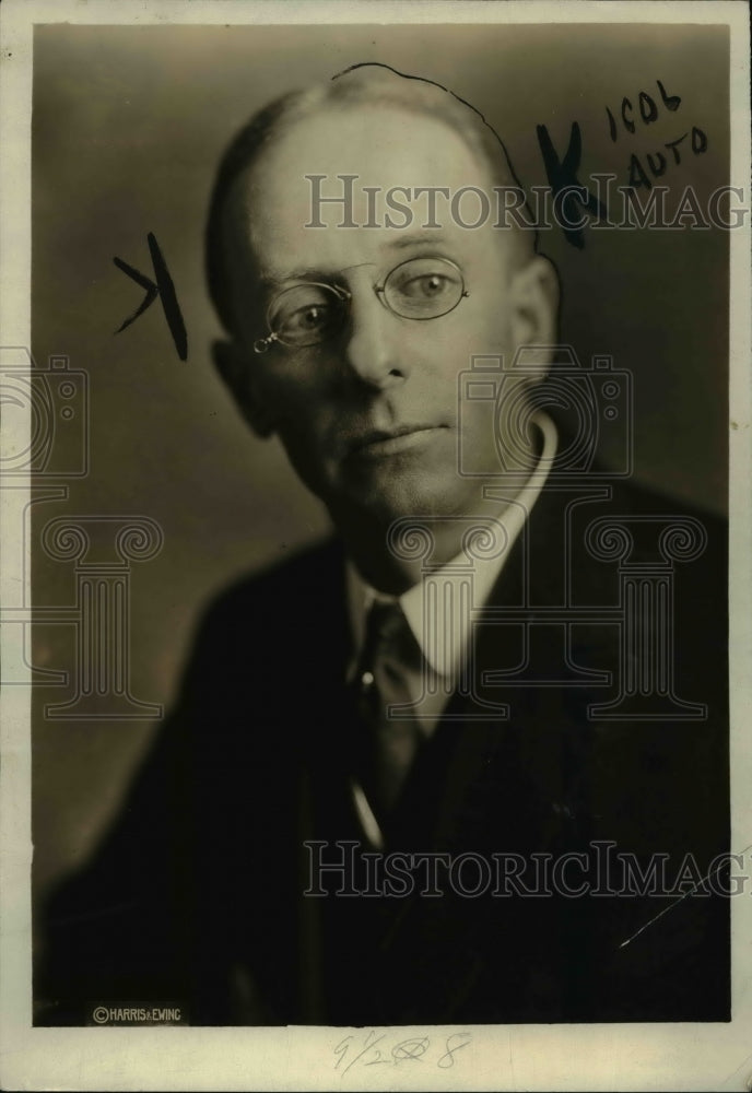 1927 Press Photo Dr. James Rowland Angell, head of the Carnegie Foundation-Historic Images