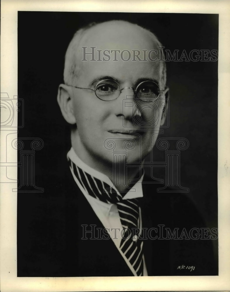 1931 Press Photo Dean Gleason Archer talks on "Laws that Safeguard Society," on - Historic Images
