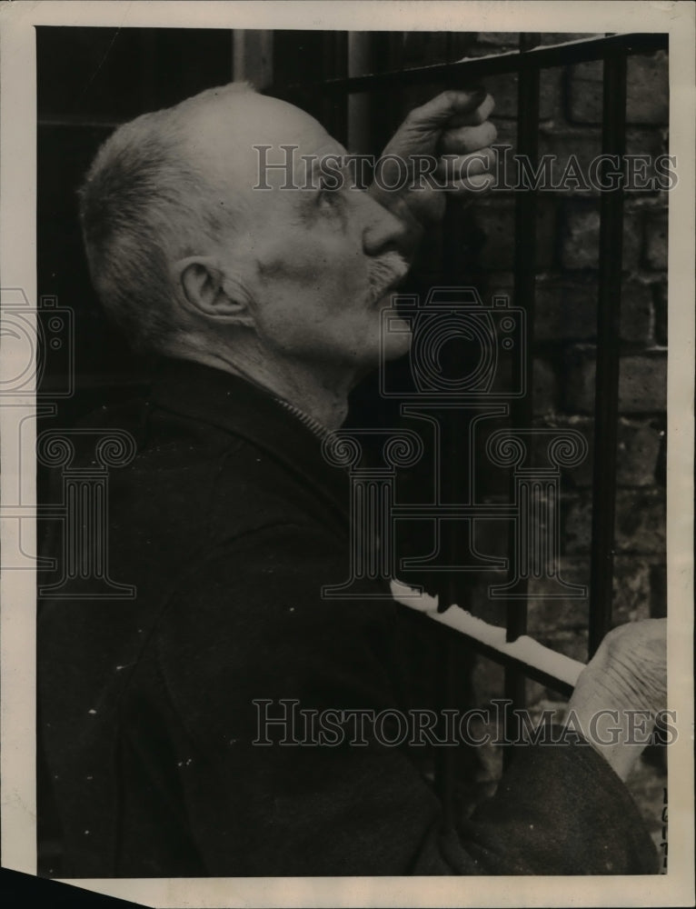 1922 Press Photo F.H. Punshion who spent 55 years in jails plans new life. - Historic Images