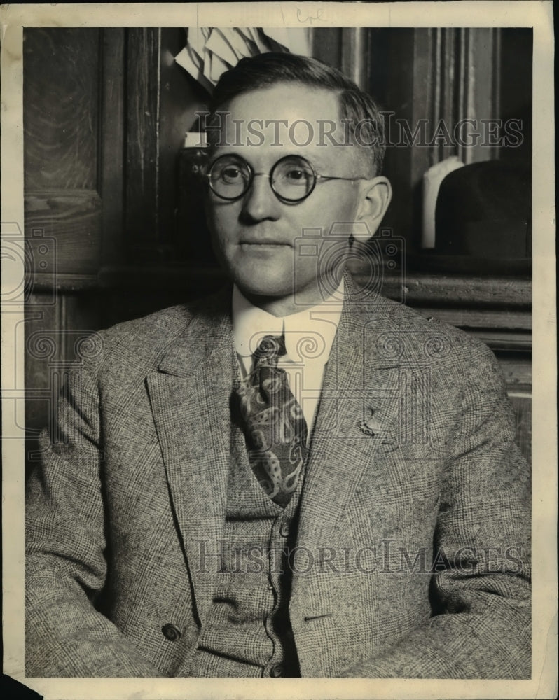 1921 Press Photo District Attorney H. B. Churchill Lake County California - Historic Images