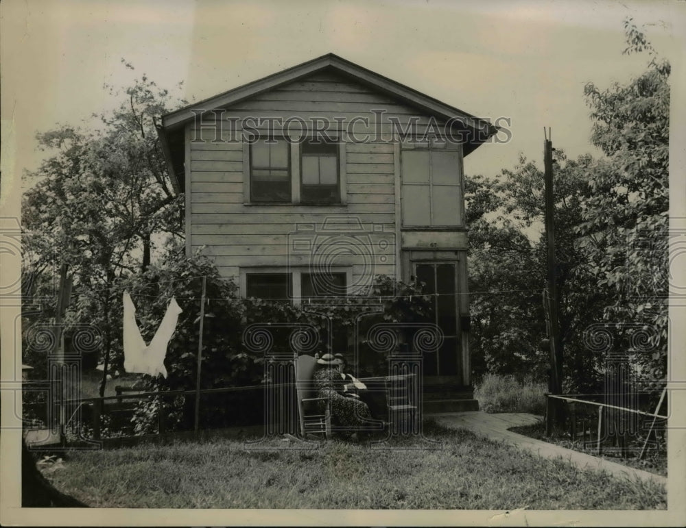 1936 Press Photo A view of Jean Philip Gerhardt&#39;s Home - Historic Images