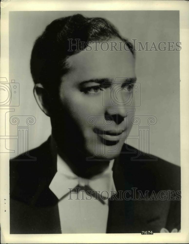 1939 Press Photo Igor Gorin, baritone radio singer. - Historic Images