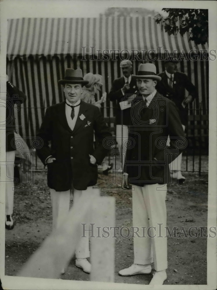 1925 Press Photo Prime Minister Baldwin with Prince Henry at Henley Regatta - Historic Images