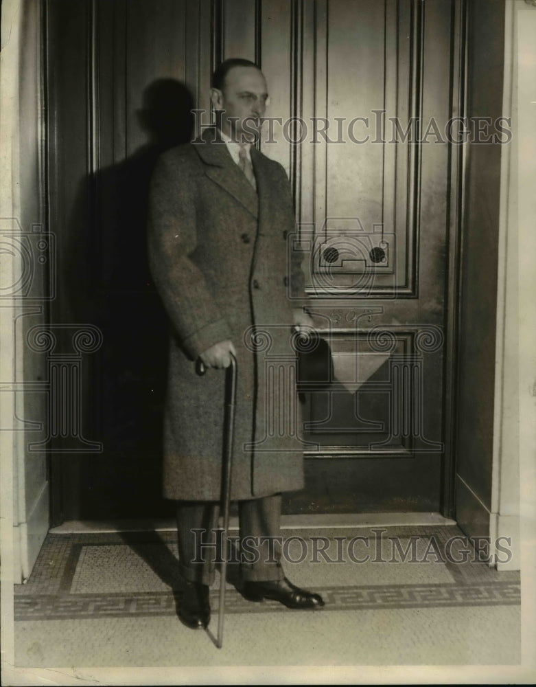 1931 Press Photo Ralph Pulitzer in court - Historic Images