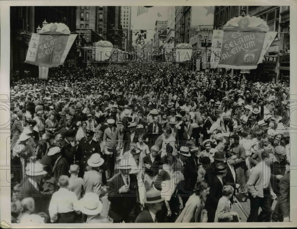 1936 Press Photo North American Shrinedom Parade in Seattle-Historic Images