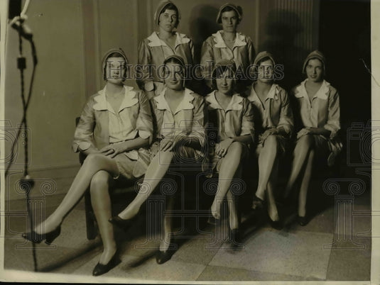 1930 Press Photo Society rehearses for annual charity ball. - Historic Images