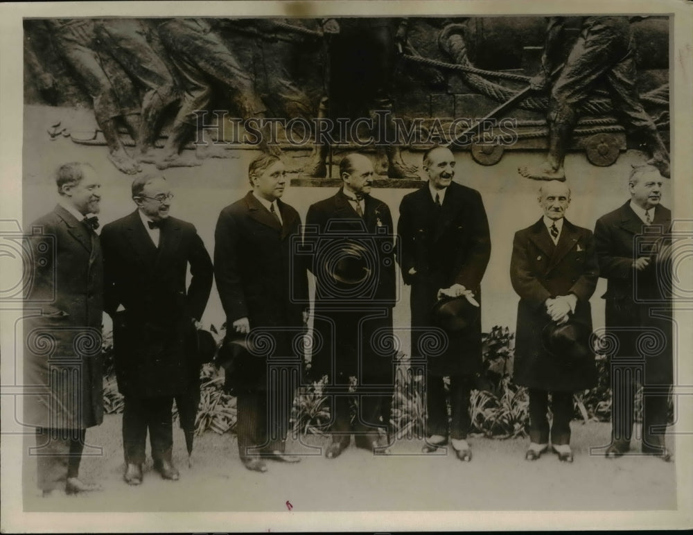 1931 Press Photo Walter Edge US Amb to Paris, Comte  de Castellane - Historic Images