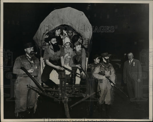 1936 Press Photo Boy Scouts of NYC at Scout O Rama at Madison Square Garden - Historic Images