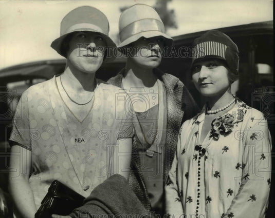 1927 Press Photo Corene Embree, Mary Benson, Louise Rider survivors of shooting - Historic Images