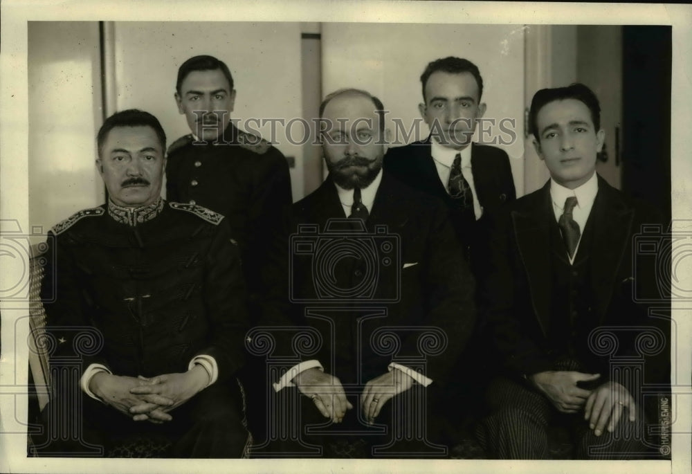 1921 Press Photo Guatamalean Mission, FS Peryria, Col Molina, Dr L Aguirre - Historic Images