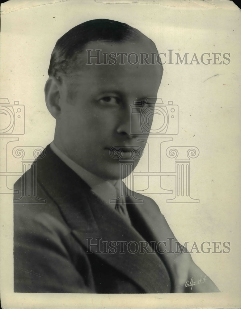 1930 Press Photo Eugene Goosens Orchestral Conductor - Historic Images