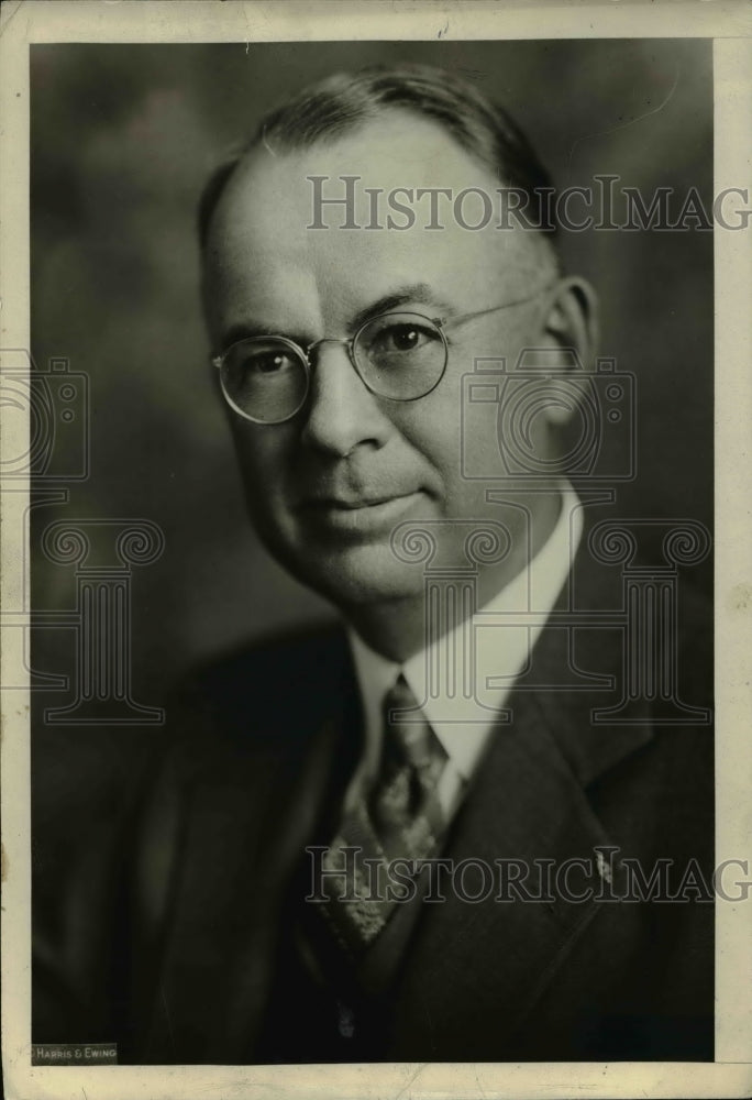 1929 Press Photo Dr Arthure C Wherry of Salt Lake City Utah - Historic Images