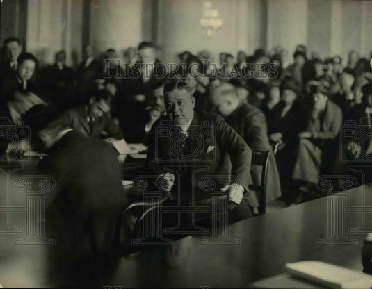 1924 Press Photo Martin J Powers of Phila at Oil investigatiiong comm - Historic Images