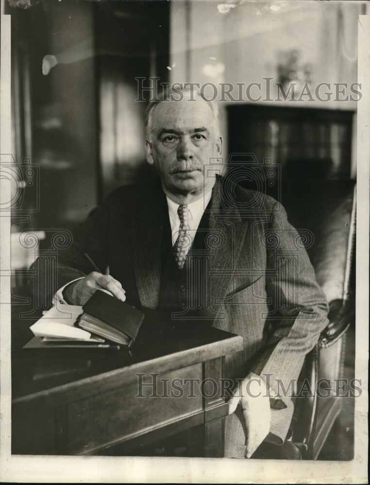 1929 Press Photo James R Good campaign manager for Herbert Hoover - Historic Images