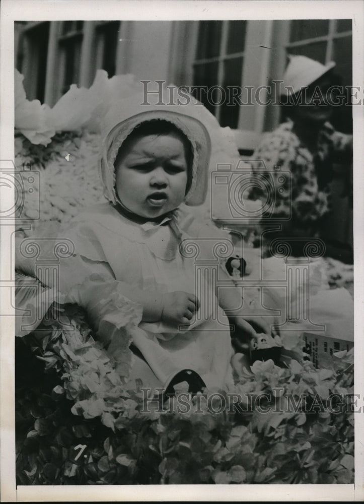 1938 Press Photo Elizabeth Eleanor Arrison, daughter of Mr &amp; Mrs Forrest Arrison - Historic Images