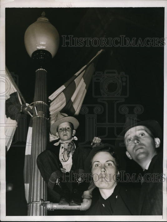 1937 Press Photo Salinas Calif rodeo & visting crowds - Historic Images