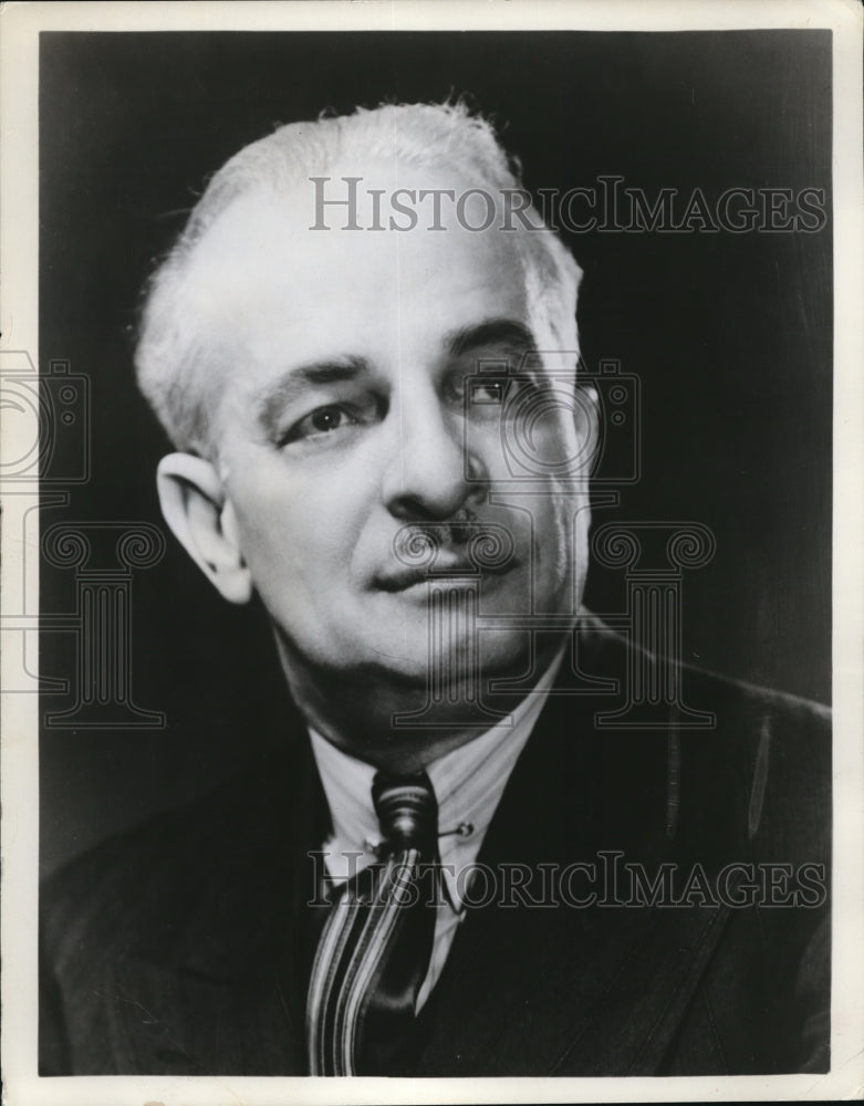 1960 Press Photo D.F. Karl Groman, conductor of Cleveland Philharmonic Orchestra - Historic Images