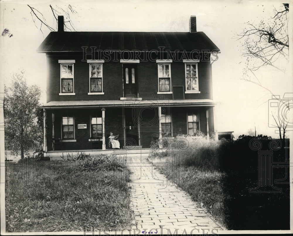 1928 Press Photo Senator Curtis childhood home - Historic Images