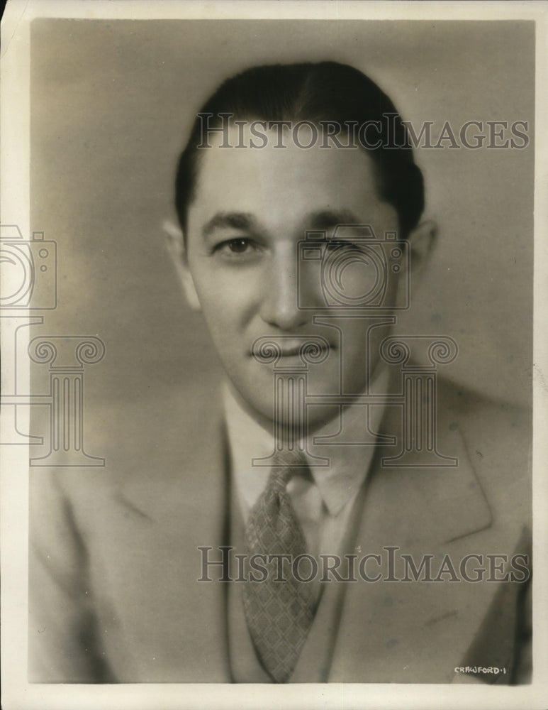 1930 Press Photo Robert Crawford music for Warner Bros - Historic Images