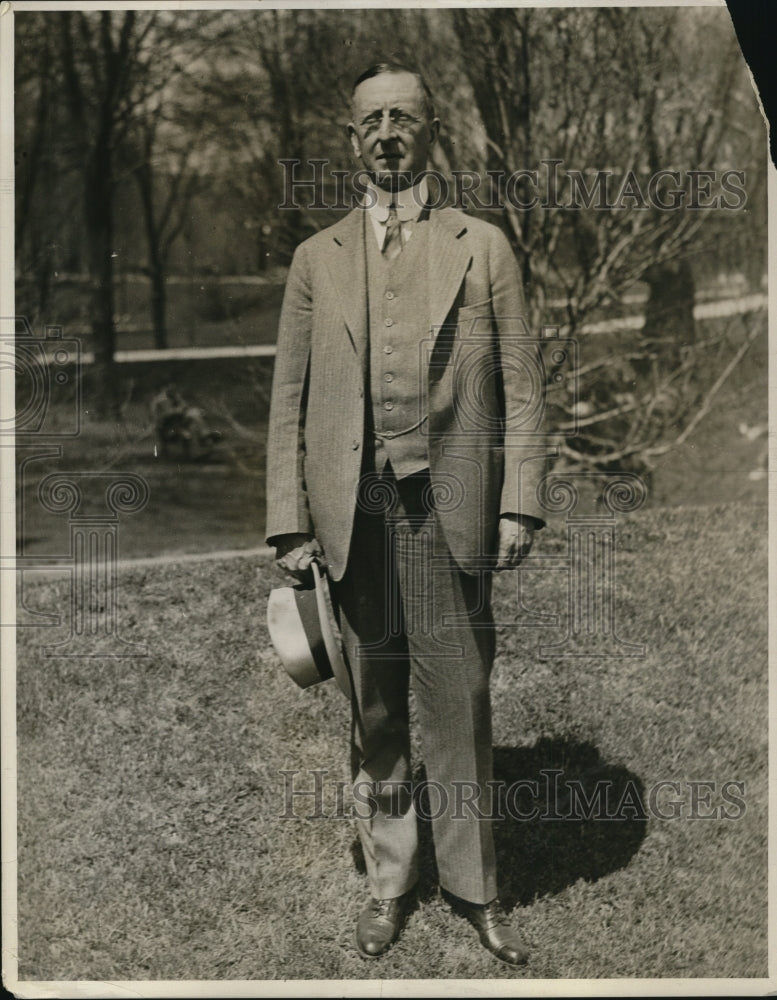 1928 Press Photo J.G. Geddes of the Union Trust Company - Historic Images