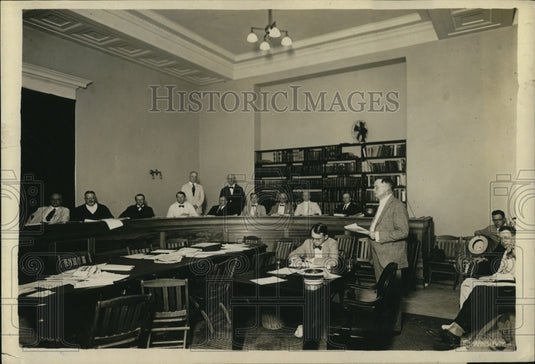 1919 Press Photo Glenn Plumb, counsel for the four railroad brotherhoods - Historic Images