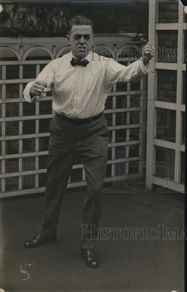 1918 Press Photo George A Schneider, Secretary of the Cleveland Athletic Club - Historic Images