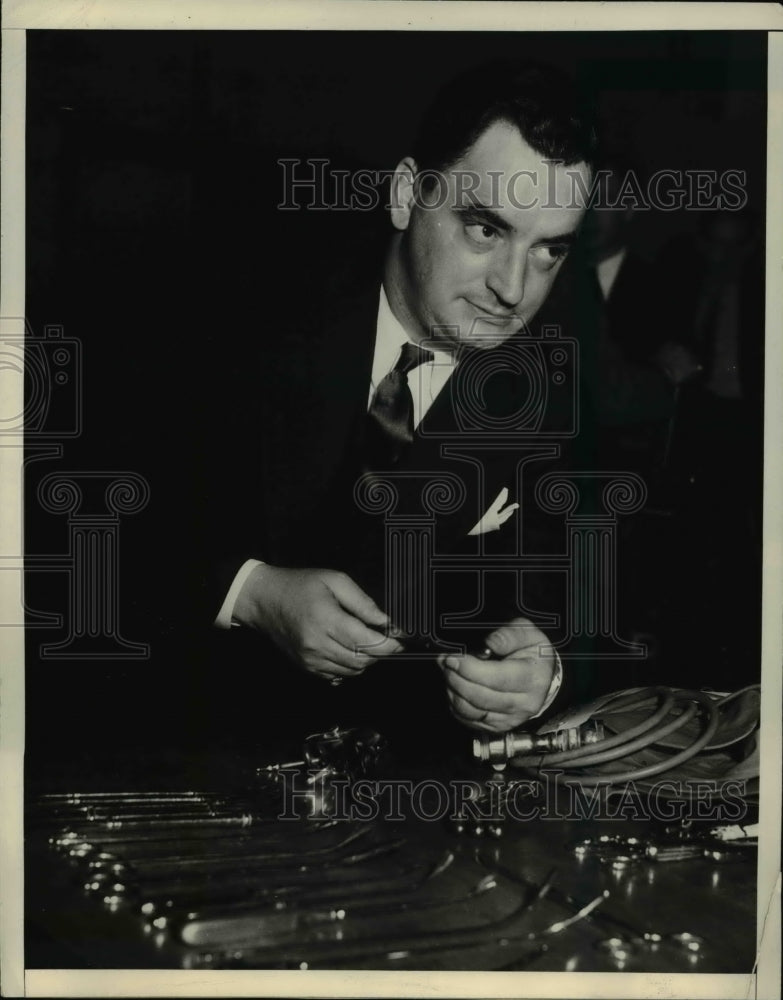 1936 Press Photo Paul De Gaston, French Physcian testified illegal operations - Historic Images