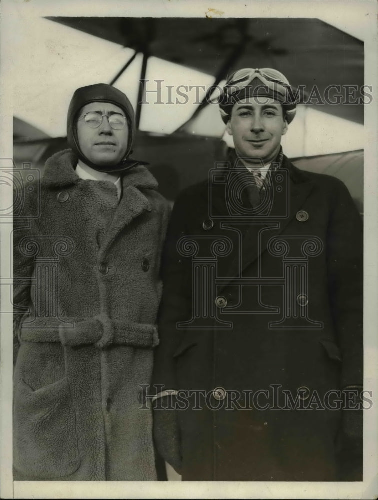 1931 Press Photo Horatio and his brother Narciso Jr. to a goodwill flight - Historic Images