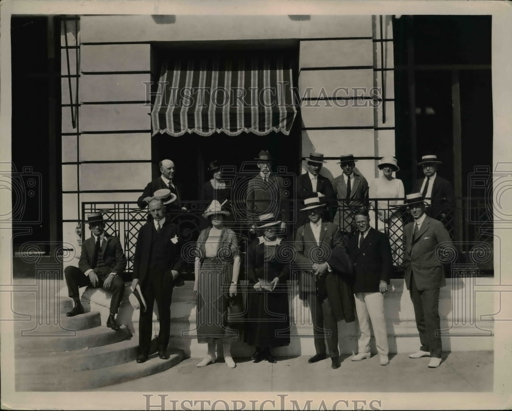 1921 Press Photo H Goldman,ND McGuire, Mrs Eggert,Mrs Burkert.Dr Heller - Historic Images