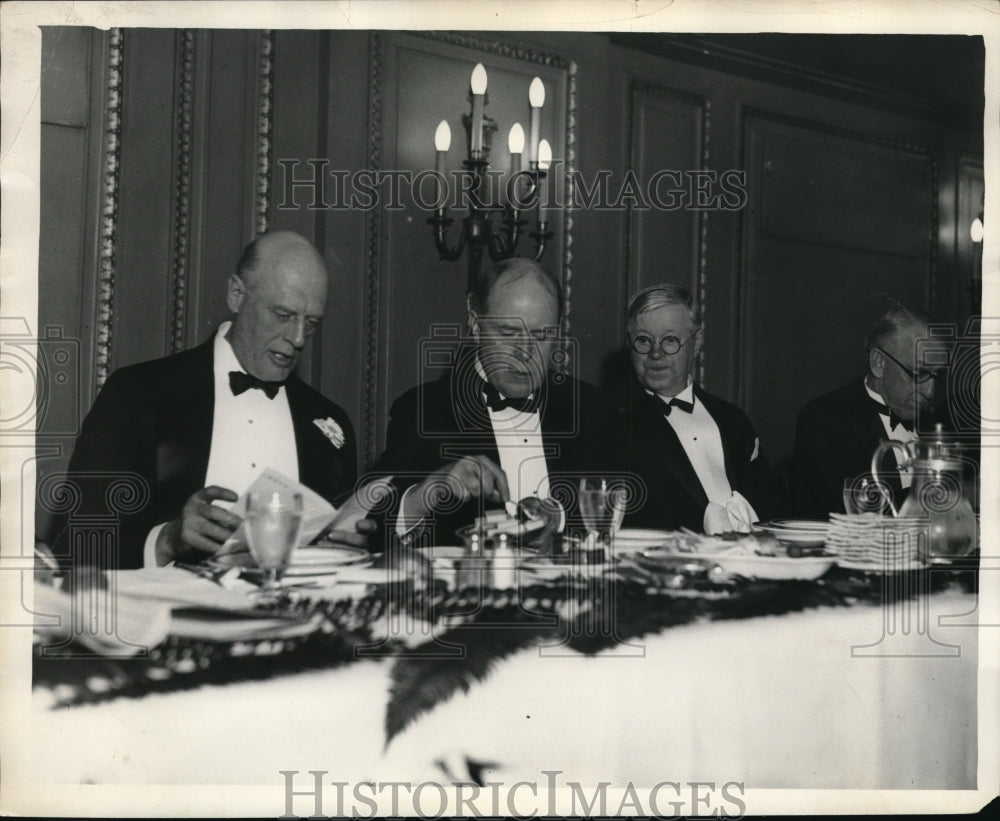 1932 Press Photo FE Williamson NY Central RR, C Donnelly N Pacific RR - Historic Images