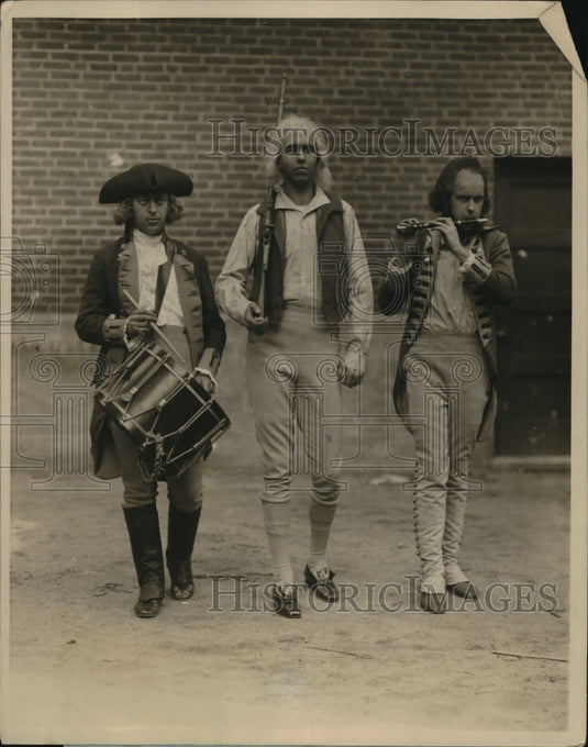 1926 Press Photo N.S. Hesse, R.H. Sanger, W.c. Harris of Hasty Puddling Club - Historic Images