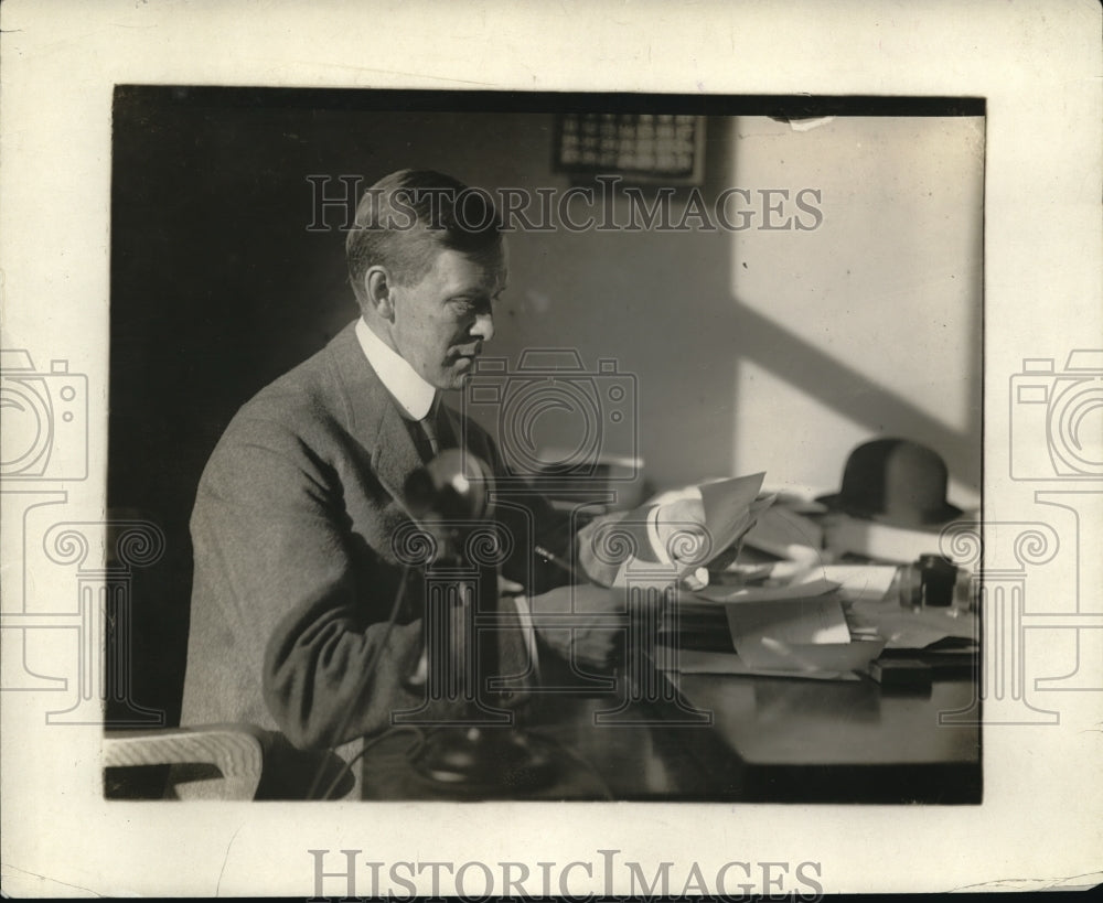 1918 Press Photo Alex White, head of Home Defense League - Historic Images