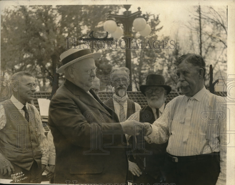 1926 Press Photo WH Hawrecht, Mr Lynch, David Evans, Al Holland, J Brice - Historic Images