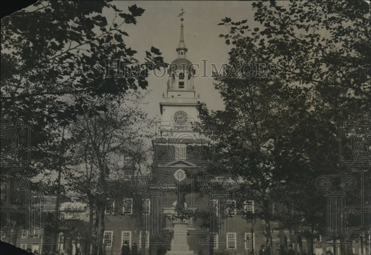 1918 Press Photo Independence Hall at Philadelphia Pa-Historic Images