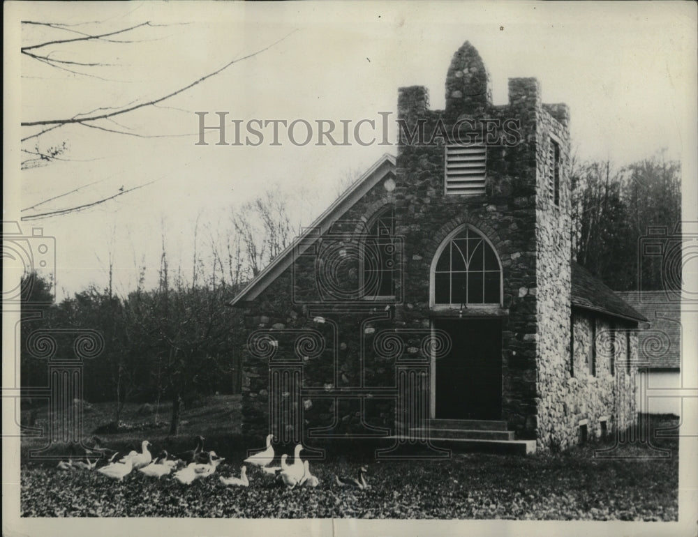 1933 Press Photo Lake Sunapee, New Hampshire sabath - Historic Images