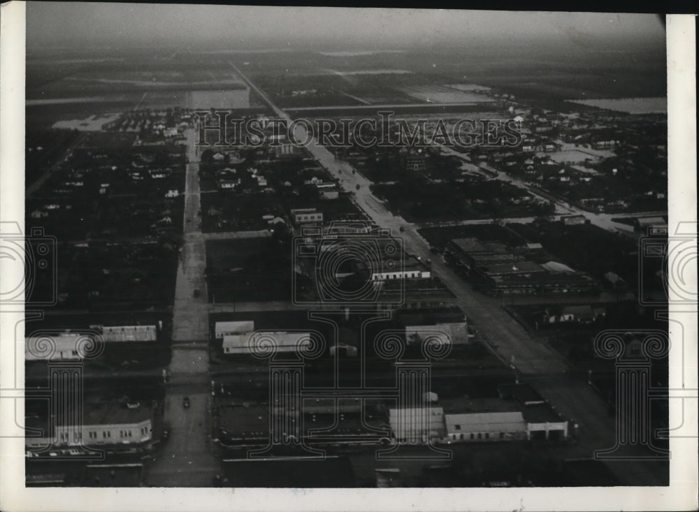 1933 Press Photo Aerial View of a Valley in Texas - Historic Images