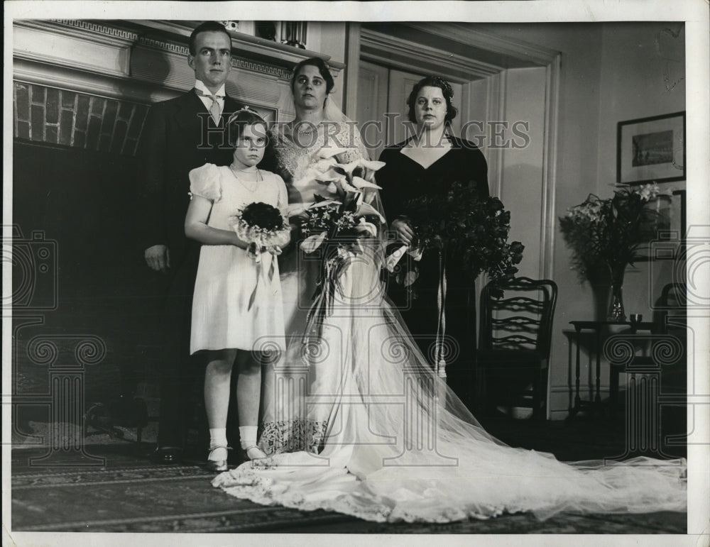 1932 Press Photo Former All American Star foot ball star, Katherine Hare - Historic Images