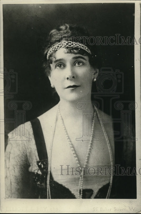 1926 Press Photo Wife of Spanish Ambassador Alfonso Merry del Val - Historic Images