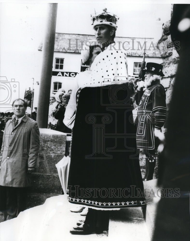 1969 Press Photo Prince Charles, newly invested 21st Prince of Wales - Historic Images