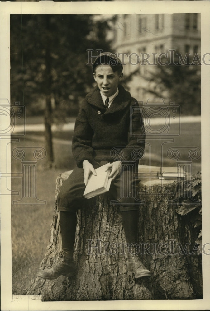 1922 Press Photo Ulric McHale, youngest boy to enter Catholic University, Wa - Historic Images