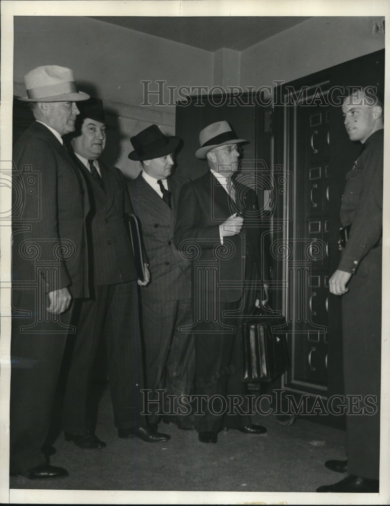 1939 Press Photo Judge FM Smith, J Show, W Cormack, Cantillon,Swaffield - Historic Images