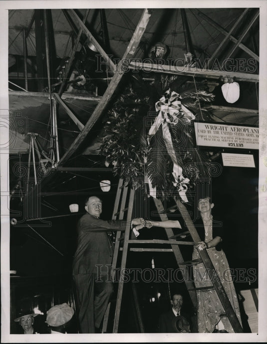 1939 Press Photo Washington D C The "early Birds" an organization of pioneer - Historic Images