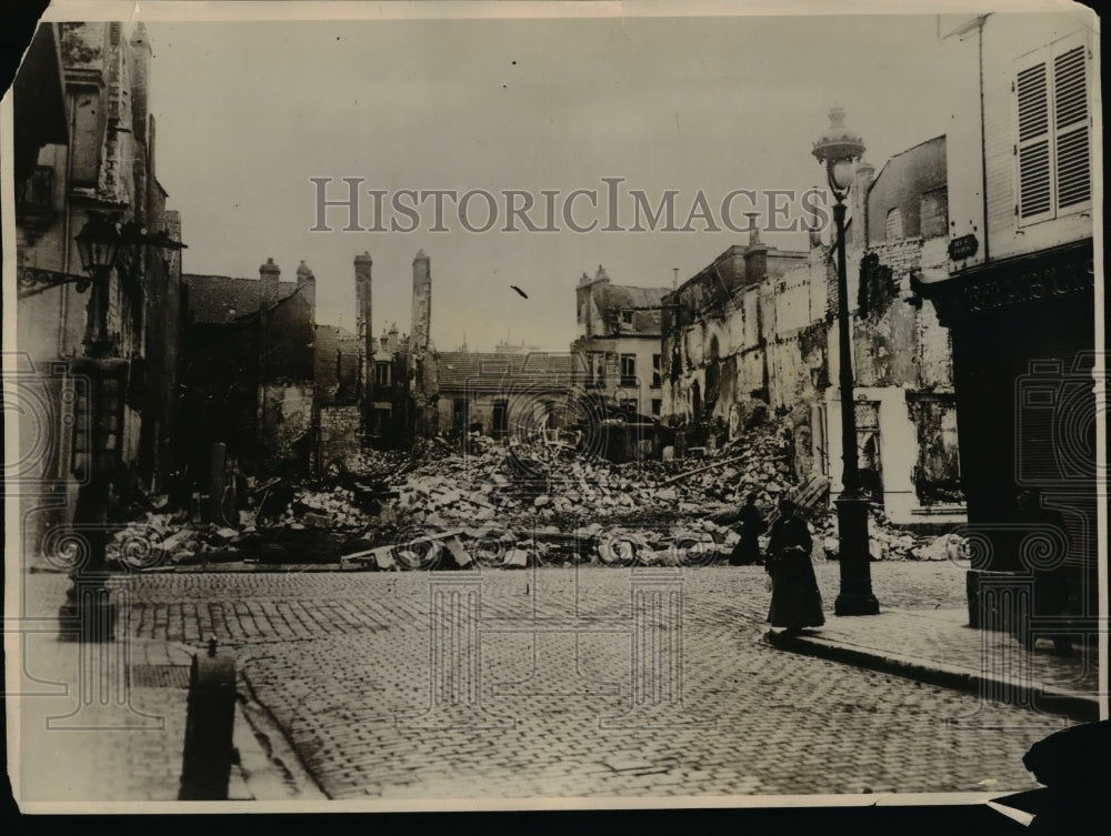 1928 Press Photo Rue St. Jacques in 1916 - Historic Images