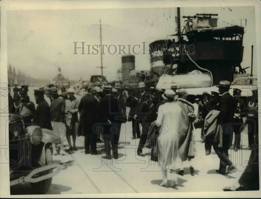 1922 Press Photo Prominent American residents of Tokyo invited by Takarabe-Historic Images