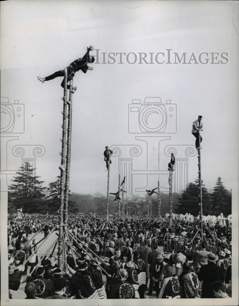 1959 Press Photo Members of the Yedo Firemen&#39;s Commemorative Association - Historic Images