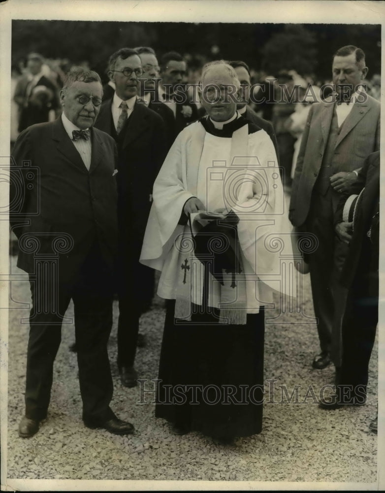 1928 Press Photo Congressman Henry Watson & Dr. W. Herbert Burke Rector - Historic Images